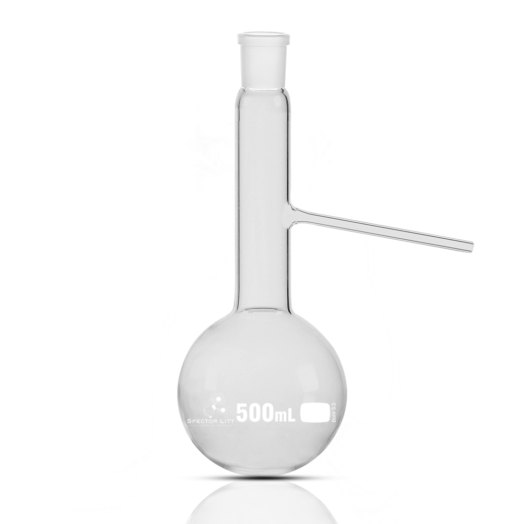 Flask Distillation with Side Tube at Angle